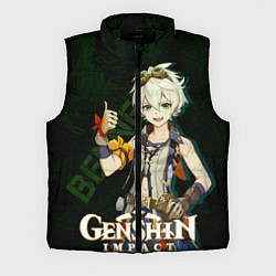 Мужской жилет Беннетт Genshin Impact, цвет: 3D-черный