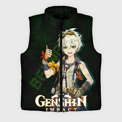Мужской жилет Беннетт Genshin Impact / 3D-Черный – фото 1