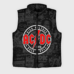 Мужской жилет AC DC HIGH VOLTAGE, цвет: 3D-черный