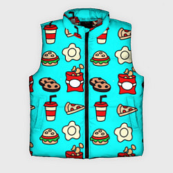 Мужской жилет Вкусняхи из Макдака!, цвет: 3D-светло-серый