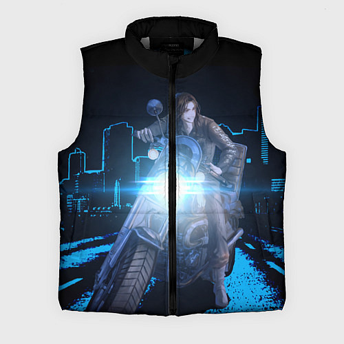 Мужской жилет Баджи На Байке / 3D-Светло-серый – фото 1