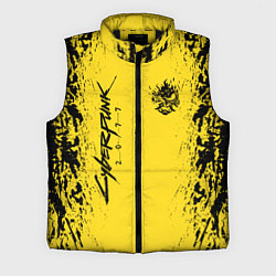 Мужской жилет CYBERPUNK 2077 КИБЕРПАНК 2077, цвет: 3D-черный