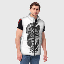 Мужской жилет Время львов прошло, цвет: 3D-красный — фото 2