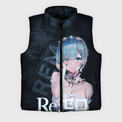 Мужской жилет Рем Re:Zero / 3D-Черный – фото 1