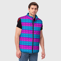 Мужской жилет АНТИСТРЕСС POP it ПОП-ИТ, цвет: 3D-красный — фото 2