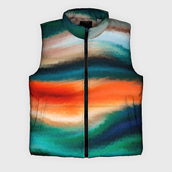 Мужской жилет Мозаичный абстрактный узор, цвет: 3D-светло-серый