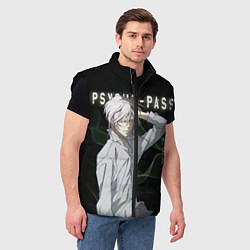 Мужской жилет Сёго Макисима Psycho-Pass, цвет: 3D-черный — фото 2