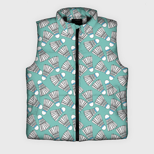 Мужской жилет Воланы на ментоловом / 3D-Черный – фото 1