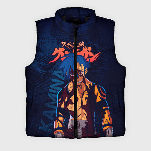 Мужской жилет Камина Гуррен Лаганн / 3D-Черный – фото 1