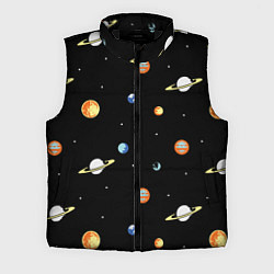 Мужской жилет Планеты в космосе