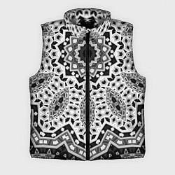 Мужской жилет Черно-белый орнамент