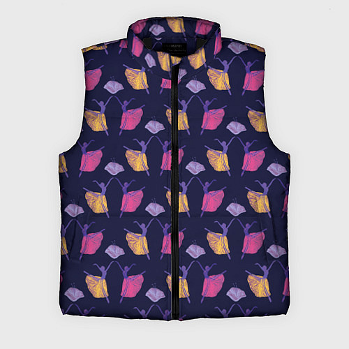 Мужской жилет Балерины в танце / 3D-Черный – фото 1