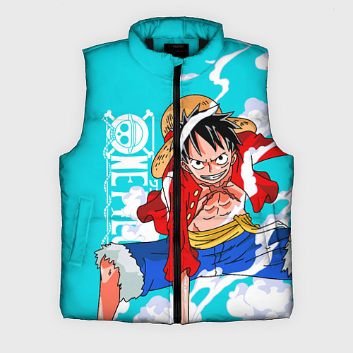 Мужской жилет Ван-Пис, Гому Гому но Ми / 3D-Черный – фото 1