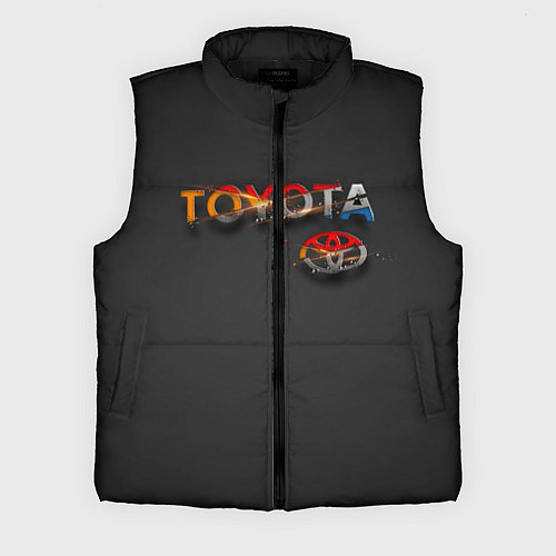 Мужской жилет TOYOTA SHARDS / 3D-Черный – фото 1
