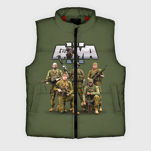 Мужской жилет Арма Arma, военный симулятор / 3D-Красный – фото 1