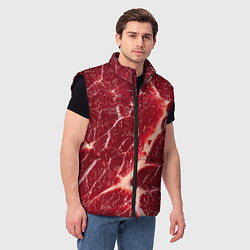 Мужской жилет Мясо на Хэллоуин, цвет: 3D-черный — фото 2