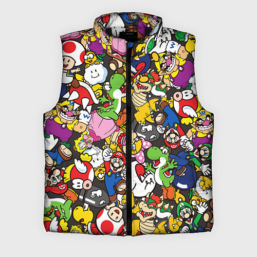 Мужской жилет Mario ALLSTARS / 3D-Черный – фото 1