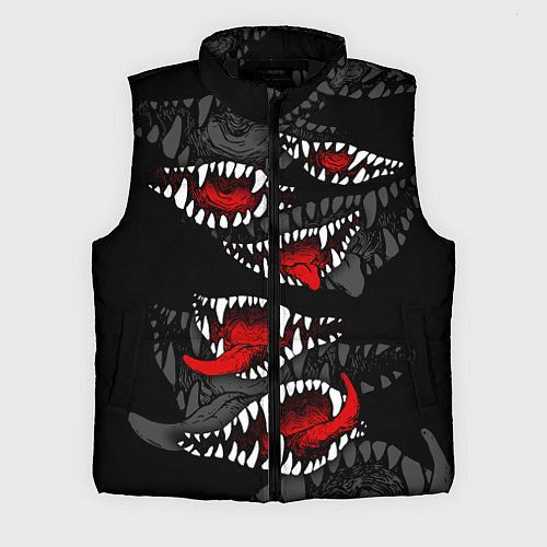 Мужской жилет Атака вампиров / 3D-Черный – фото 1