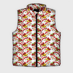 Мужской жилет Дед Мороз и Снеговик