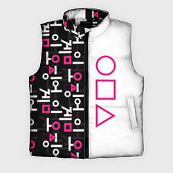 Мужской жилет Игра в кальмара: Стражи, цвет: 3D-черный