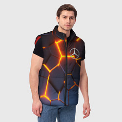 Мужской жилет MERCEDES-BENZ AMG 3D ГЕОМЕТРИЯ, цвет: 3D-красный — фото 2