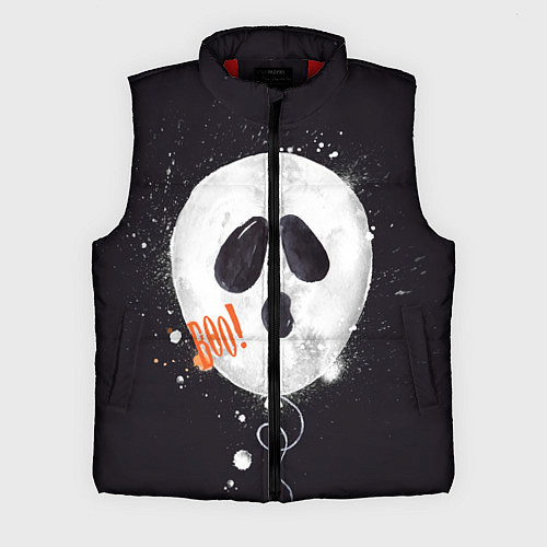 Мужской жилет Шарик-пугайка черный, полиэстер / 3D-Красный – фото 1