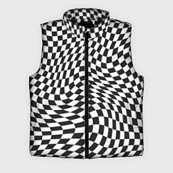 Мужской жилет Черно-белая клетка Black and white squares