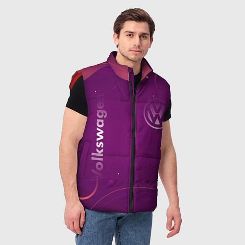 Мужской жилет Volksvasen / 3D-Красный – фото 3