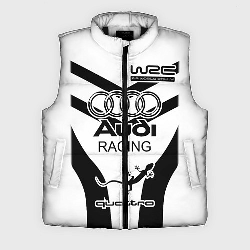 Мужской жилет Audi Quattro / 3D-Черный – фото 1
