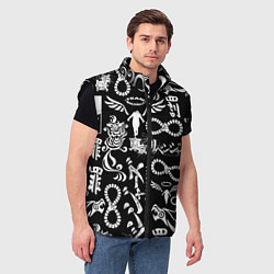 Мужской жилет ТОКИЙСКИЕ МСТИТЕЛИ ЛОГОБОМБИНГ TOKYO REVENGERS LOG, цвет: 3D-черный — фото 2