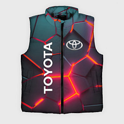 Мужской жилет TOYOTA 3D NEON ТОЙОТА 3Д ПЛИТЫ НЕОН, цвет: 3D-черный