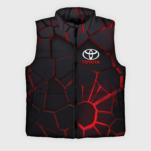 Мужской жилет Тойота 3D плиты с подсветкой / 3D-Черный – фото 1