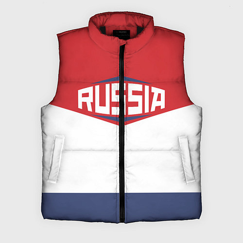 Мужской жилет Russia / 3D-Черный – фото 1