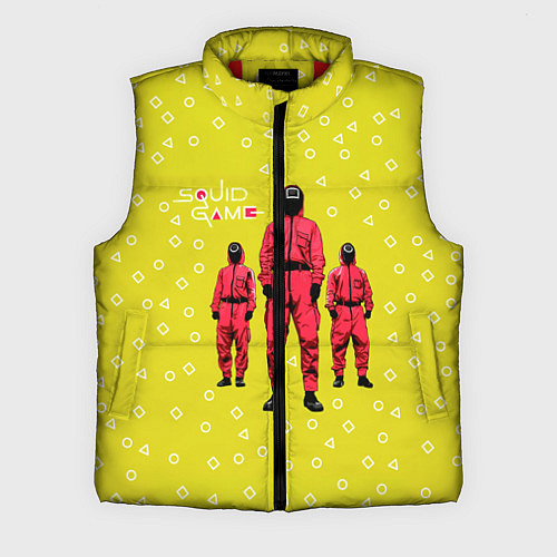 Мужской жилет Игра в кальмара Рабочие / 3D-Красный – фото 1