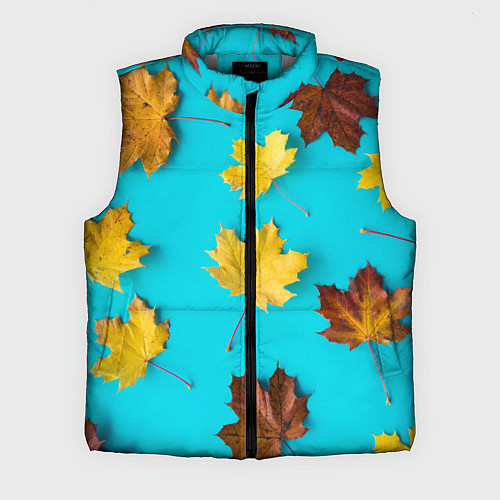 Мужской жилет Кленовый листочек / 3D-Светло-серый – фото 1