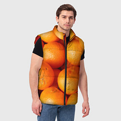 Мужской жилет Мандаринчик чик, цвет: 3D-красный — фото 2