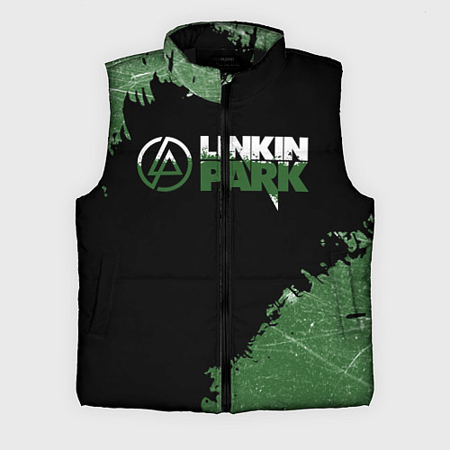 Мужской жилет Линкин Парк в стиле Гранж Linkin Park / 3D-Черный – фото 1
