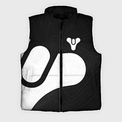 Мужской жилет DESTINY 2 LOGO WHITE, цвет: 3D-черный