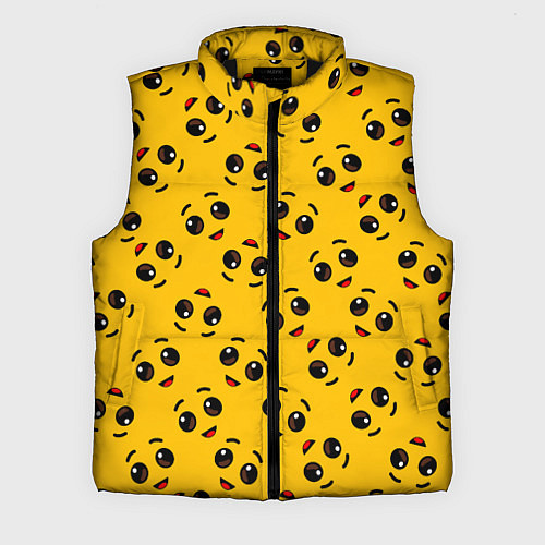 Мужской жилет FORTNITE BANANA FACE PATTERN ФОРТНАЙТ ЛИЦО БАНАНА / 3D-Черный – фото 1