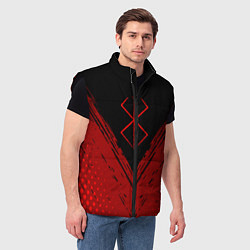 Мужской жилет Berserk - Берсерк, цвет: 3D-черный — фото 2