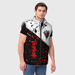 Мужской жилет Berserk: Черная маска, цвет: 3D-светло-серый — фото 2