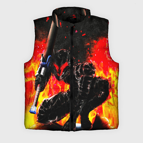 Мужской жилет БЕРСЕРК ОГНЕННЫЙ BERSERK / 3D-Черный – фото 1
