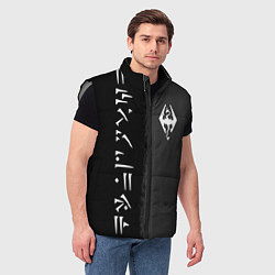 Мужской жилет THE ELDER SCROLLS SKYRIM FUS RO DAH, цвет: 3D-светло-серый — фото 2