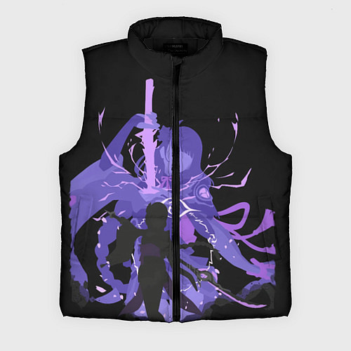 Мужской жилет Genshin Impact Raiden / 3D-Черный – фото 1