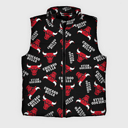 Мужской жилет CHICAGO BULLS БЫКИ УЗОР, цвет: 3D-черный