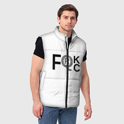 Мужской жилет FQRck - Локдаун, цвет: 3D-черный — фото 2