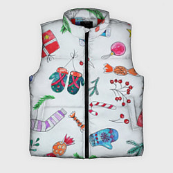 Мужской жилет Шарики фонарики, цвет: 3D-красный