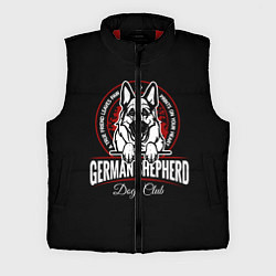 Мужской жилет Немецкая Овчарка German Shepherd -1, цвет: 3D-красный