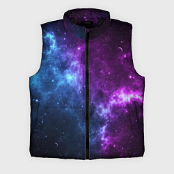 Мужской жилет NEON GALAXY НЕОНОВЫЙ КОСМОС, цвет: 3D-черный