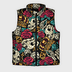 Мужской жилет Узор для хипстера, цвет: 3D-черный